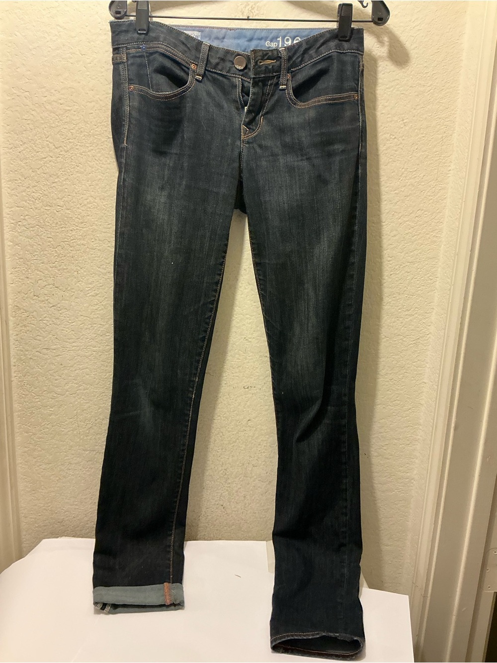 GAP always skinny Dark Blue Bootcut Jeans size 26/ 2XL